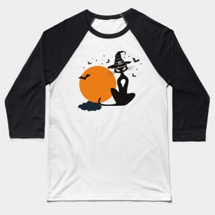 Wizard Cat Baseball T-Shirt